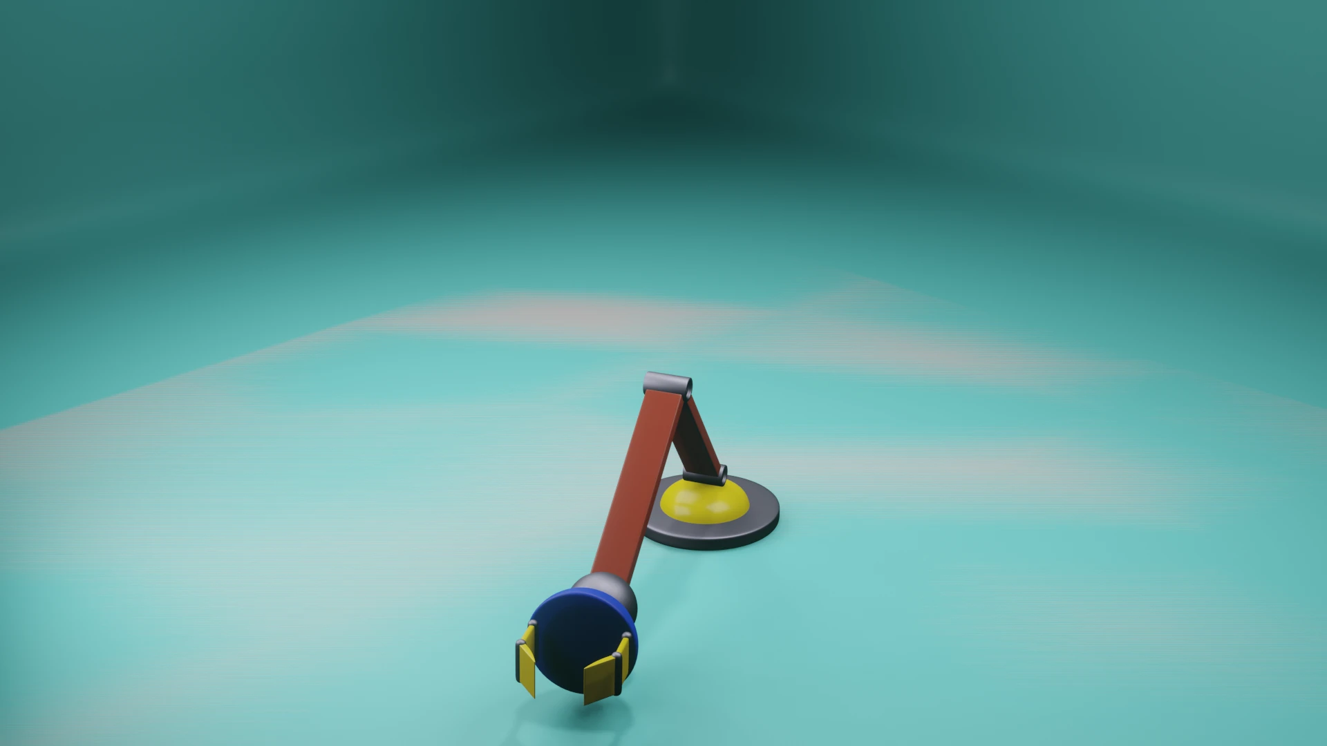 first rigging of a mechanic arm