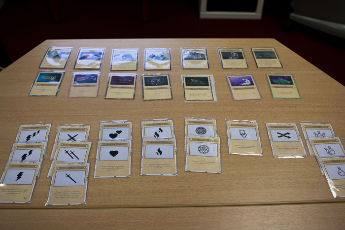 Board game collection of cards